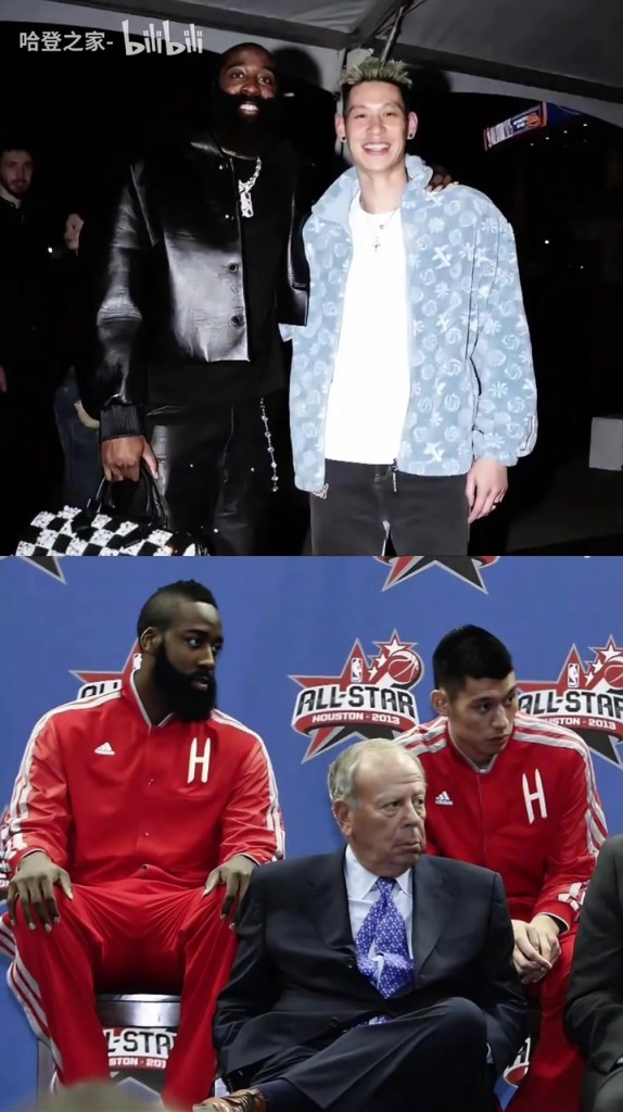 年龄相仿的两个人！哈登和林书豪这对组合是谁的青春？