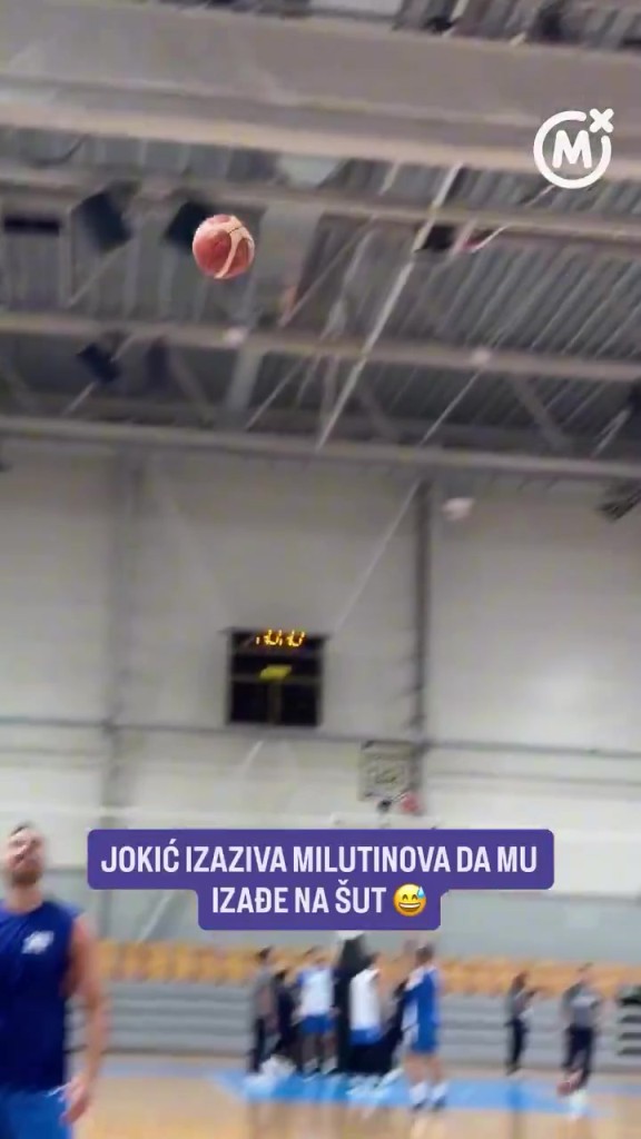 轻松备战！看看约基奇的三分训练，这手感真柔和啊！